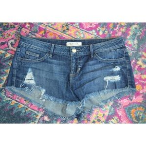 Vintage Guess Low Rise Cut Off Denim